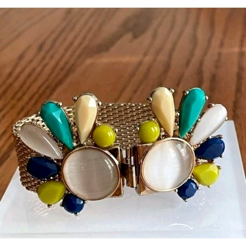 Banana Republic‎ Floral Themed Bold Statement Bracelet